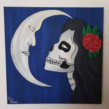 "Selenophile" - 40 x 40cm