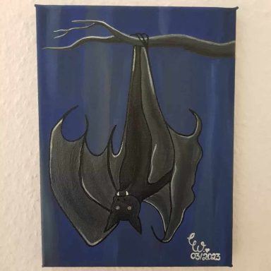 "Wanna hang out?" - 24 x 18cm